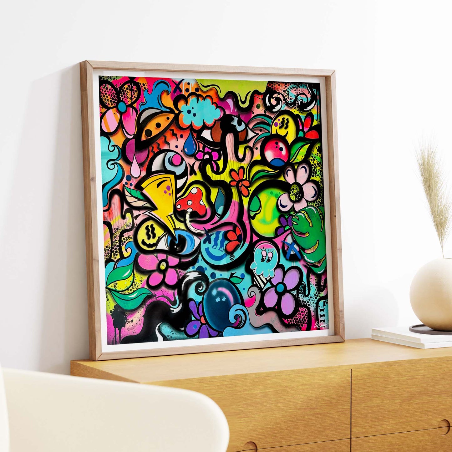 Stream Of Colour Print