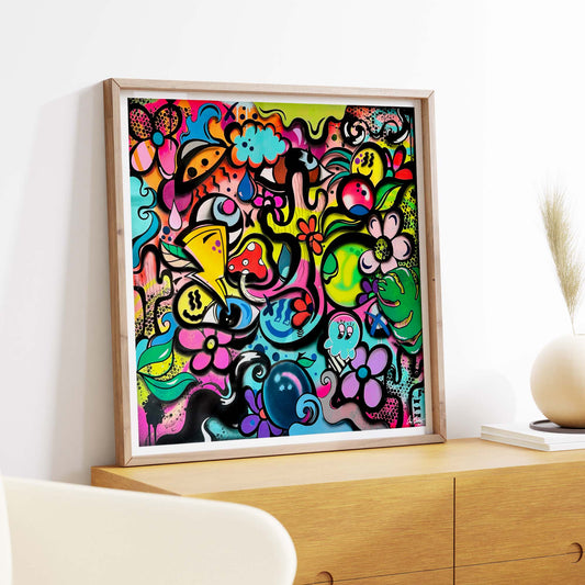 Stream Of Colour Print