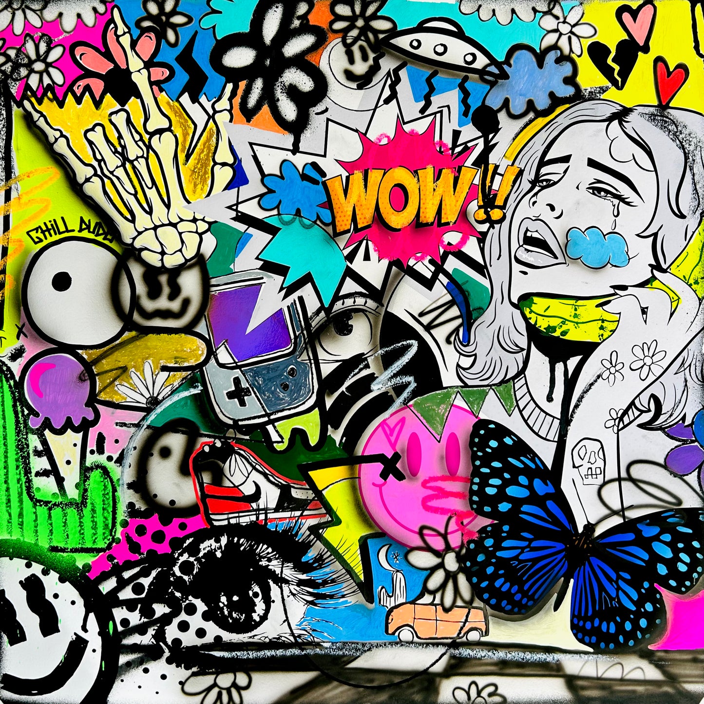 Pop Mash 1- Original Work On Paper