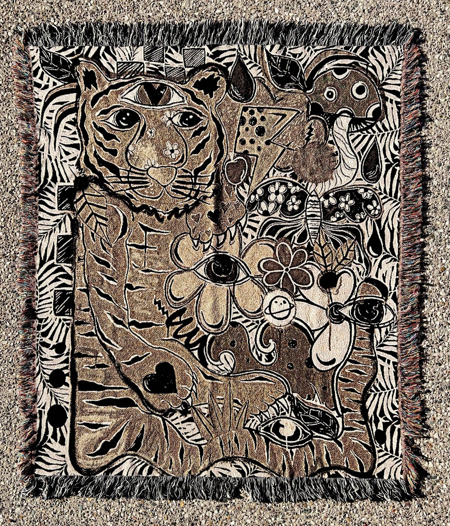 Eye Of The Tiger Limited Edition Woven Blanket